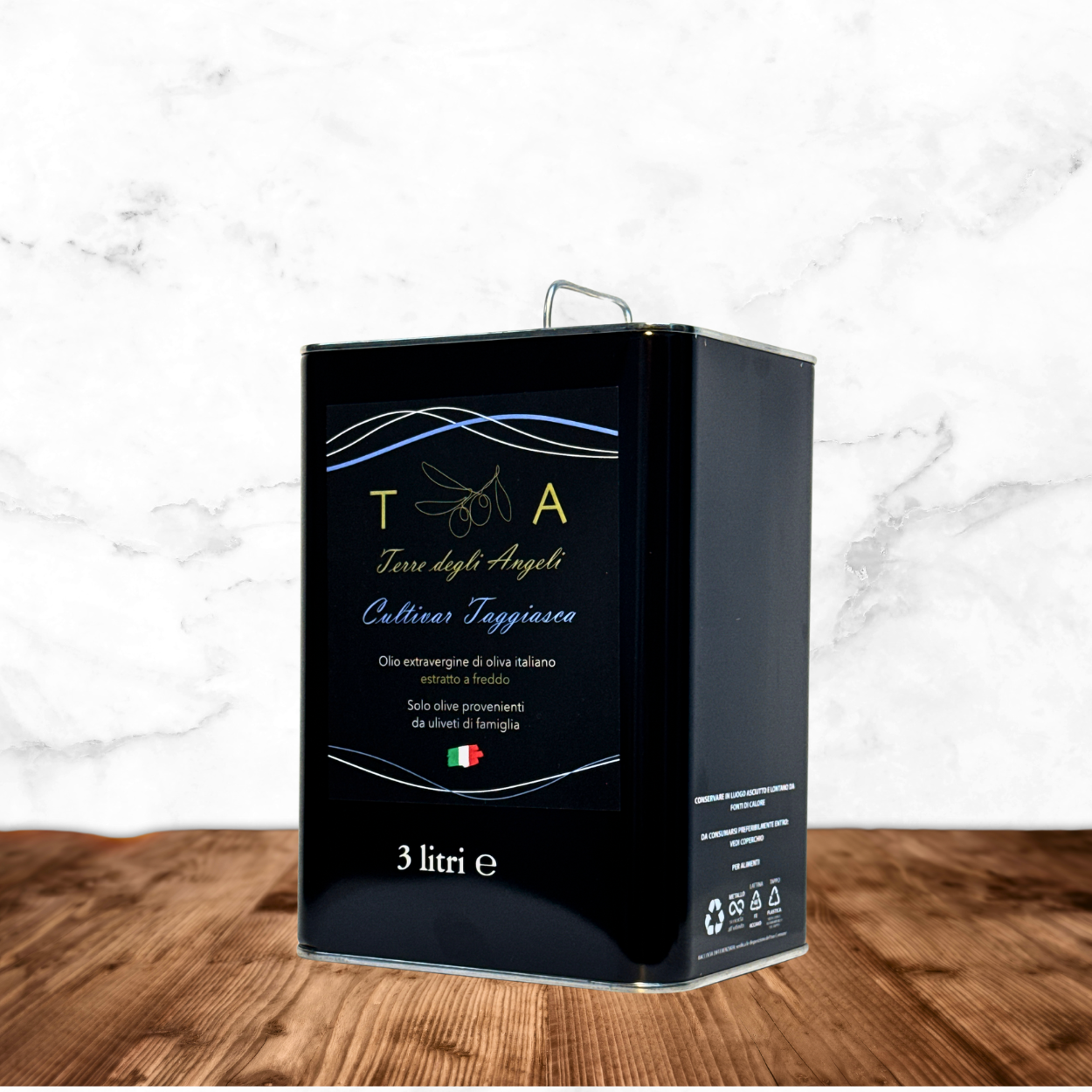 Latta 3 lt Olio EVO - Cultivar Taggiasca