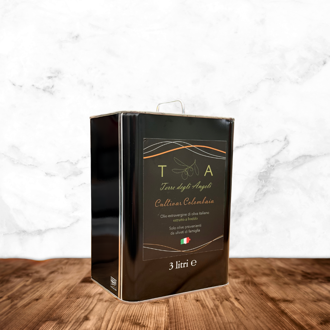 Latta 3 lt Olio EVO - Cultivar Colombaia