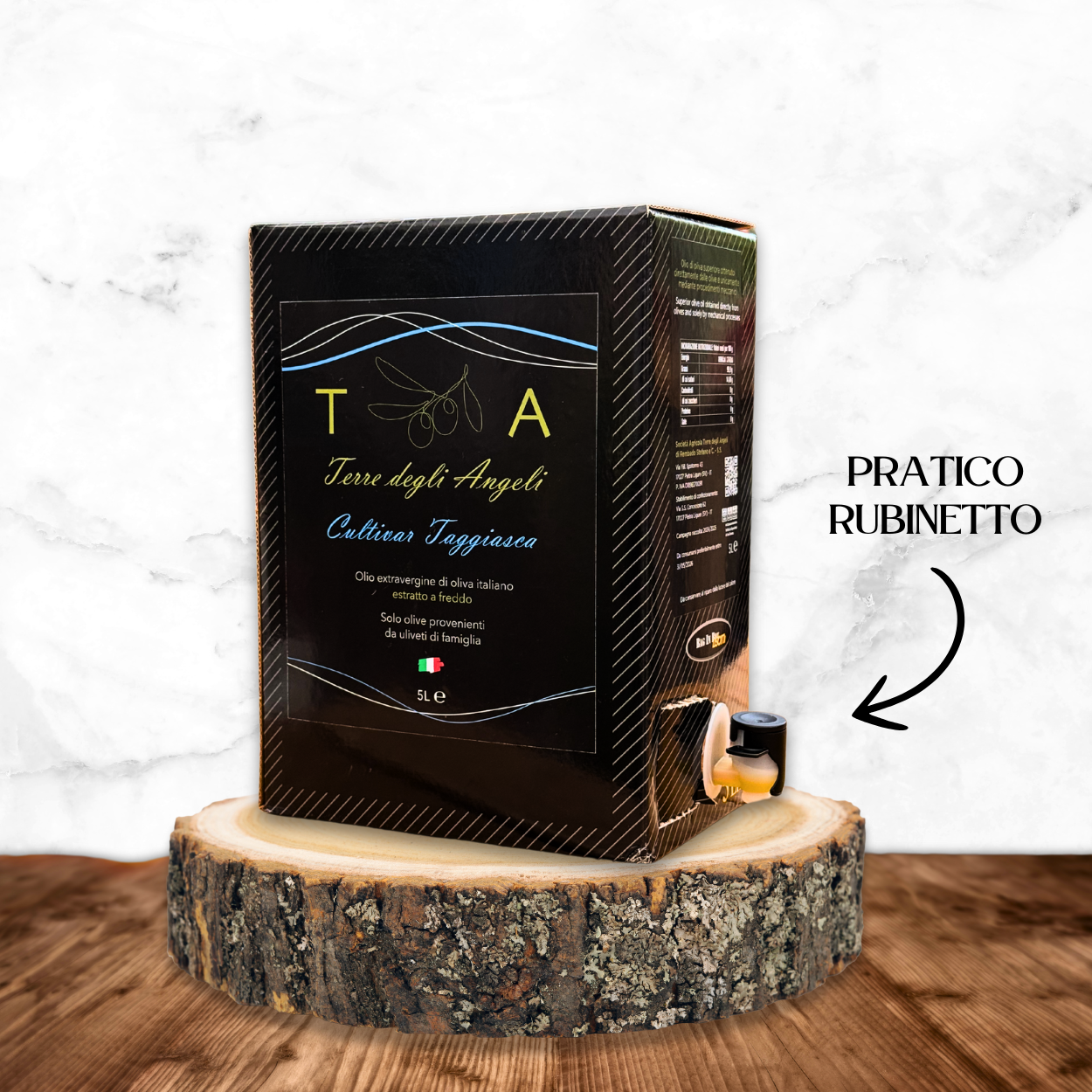 Bag in box 5 lt Olio EVO - Cultivar Taggiasca