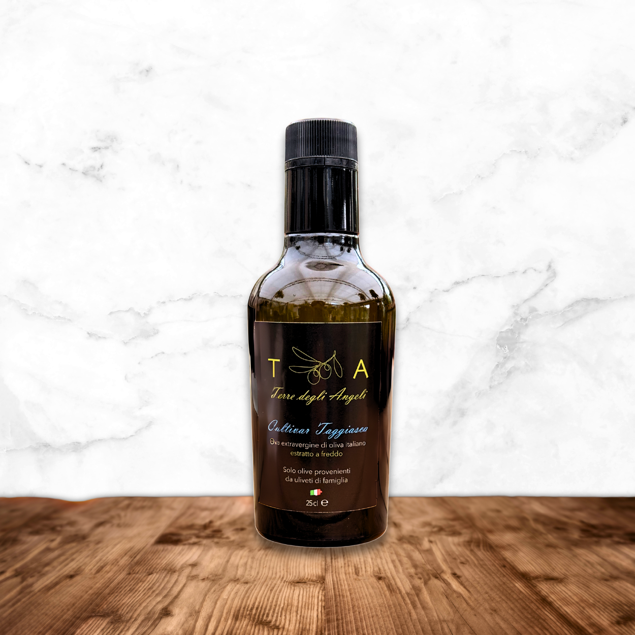 Bottiglia 0,25 lt Olio EVO - Cultivar Taggiasca