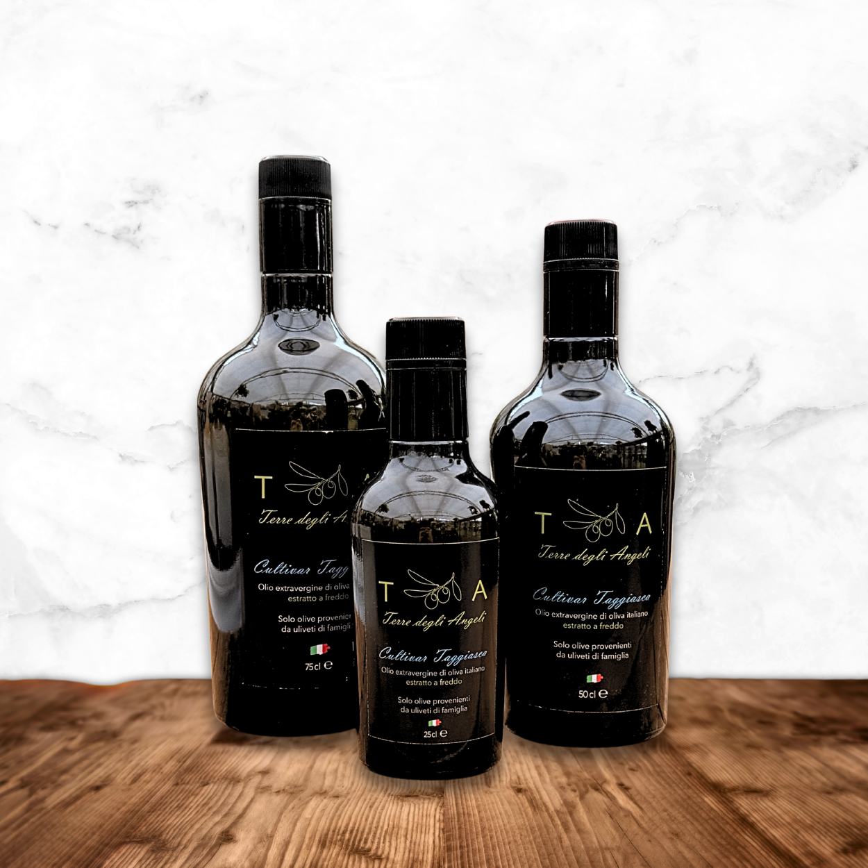 Boattiglia 0,50 lt Olio EVO - Cultivar Taggiasca