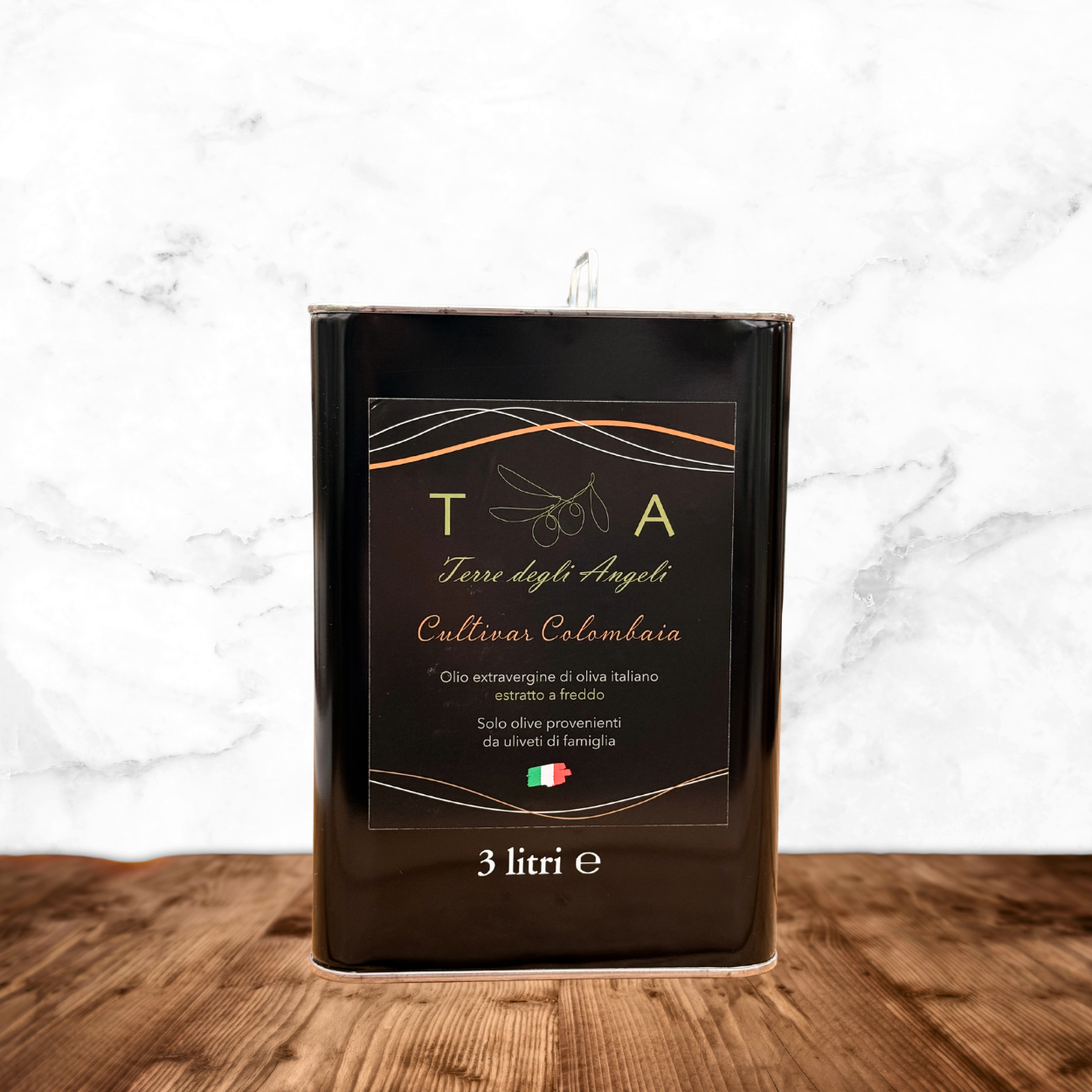 Latta 3 lt Olio EVO - Cultivar Colombaia
