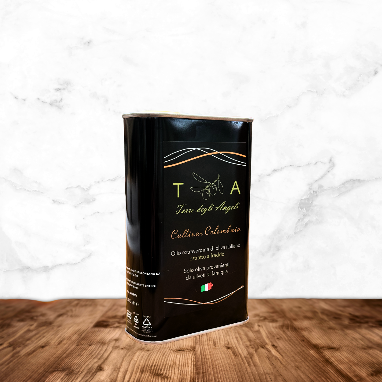 Latta 0,500 lt Olio EVO - Cultivar Colombaia